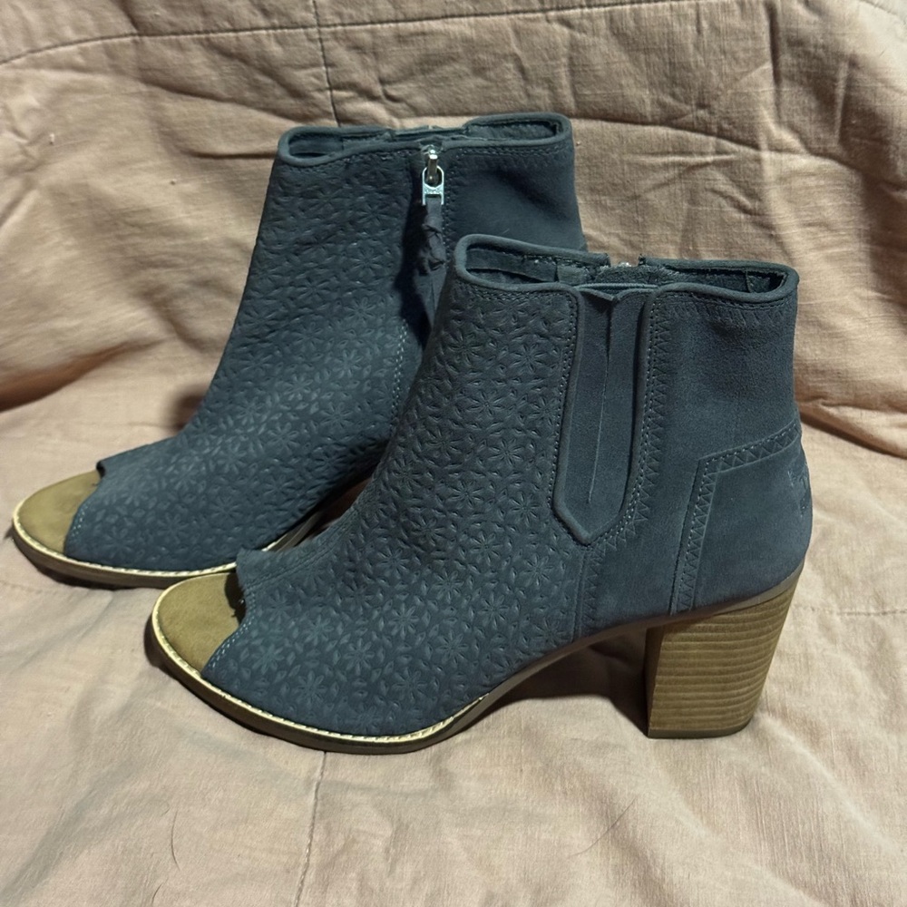 Toms Women's Ankle Boots - Gray Size 10